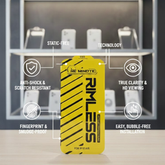 Edge-to-Edge Rimless Tempered Glass for iPhone 17 Air