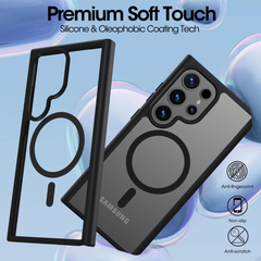 SPIGEN Hybrid Magsafe Magnetic Phone Cover – Black Frame