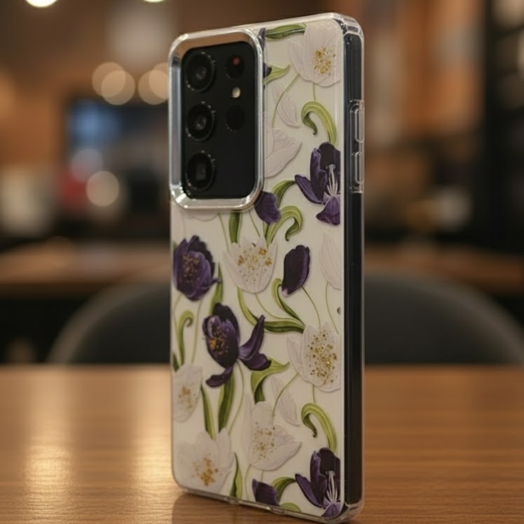 SAMSUNG S25 ULTRA DESINER FANCY FLOWERS CASE