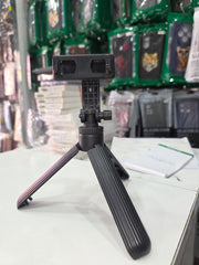 Portable Live Self-Timer Tripod with 360° Rotation | Adjustable Mini Phone Stand (D-09)