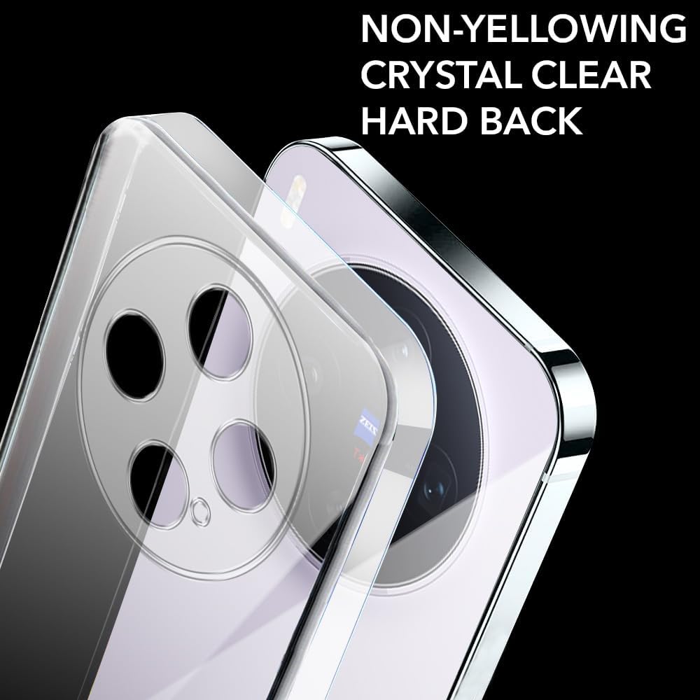 Anti Yellow Premium Crystal Clear Transparent Case Vivo X300