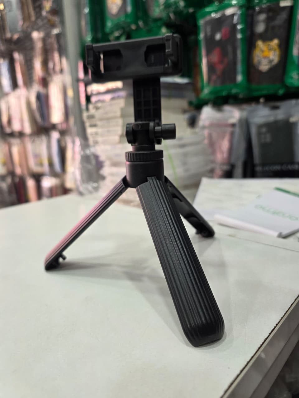 Portable Live Self-Timer Tripod with 360° Rotation | Adjustable Mini Phone Stand (D-09)