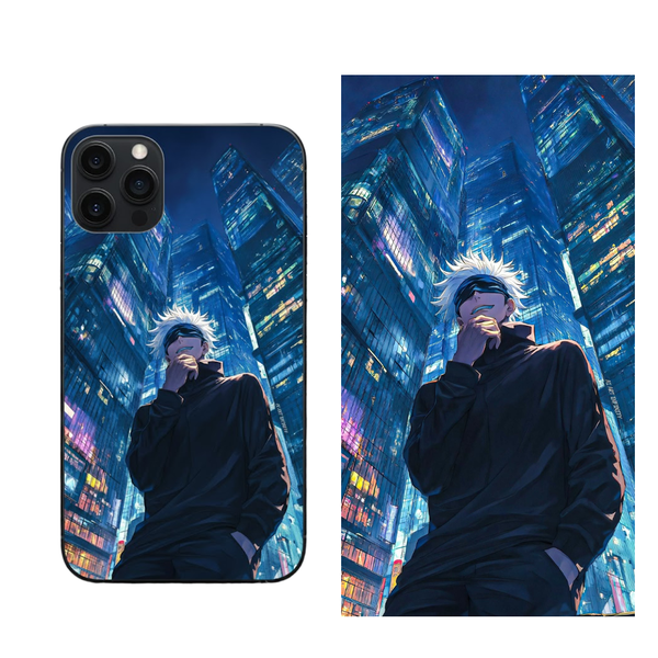 Gojo Satoru: City Night Vibe Back Skin 3
