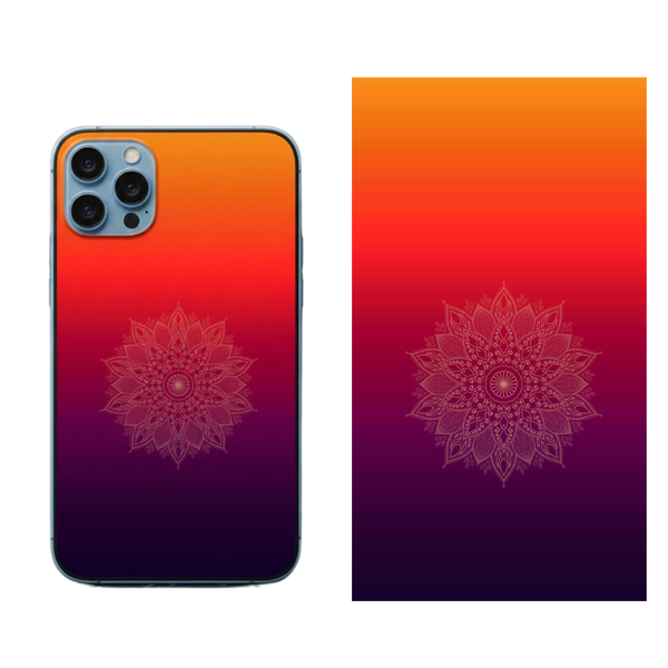 Vibrant Meditation Bloom Back Skin Cover 88