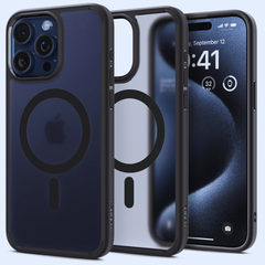 SPIGEN Hybrid Magsafe Magnetic  Phone Cover – Black Frame