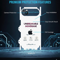 Premium Full Coverage Membrane Protector for iPhone Air