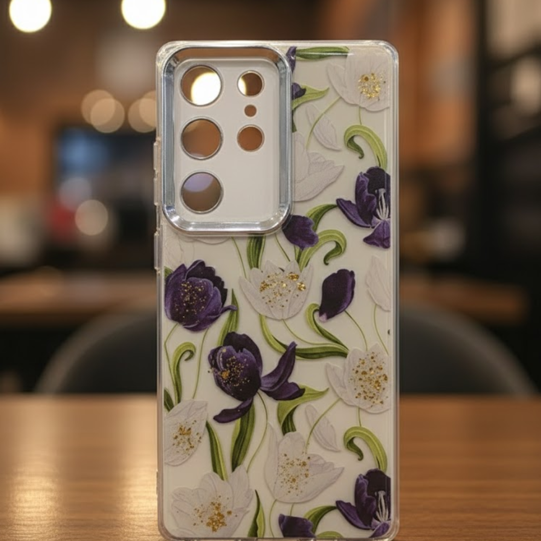 SAMSUNG S25 ULTRA DESINER FANCY FLOWERS CASE