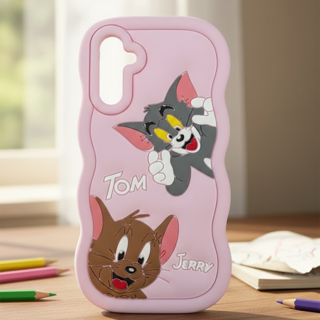 Tom & Jerry Cartoon Printed Mobile Case for Samsung  A34