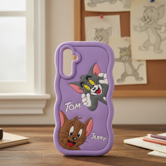 Tom & Jerry Cartoon Printed Mobile Case for Samsung  A34