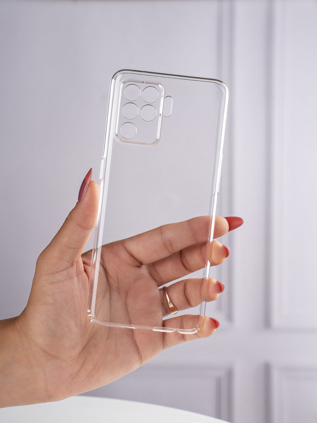 Anti Yellow Premium Crystal Clear Transparent Case –Oppo,F19 PRO