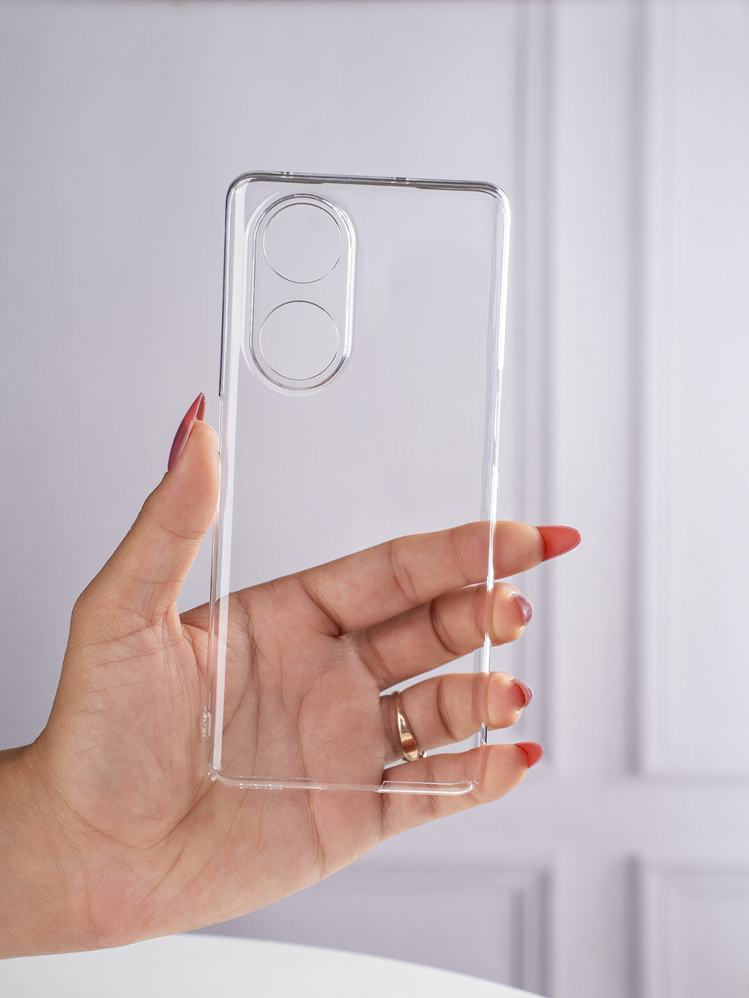 Anti Yellow Premium Crystal Clear Transparent Case –Oppo,RENO 8T
