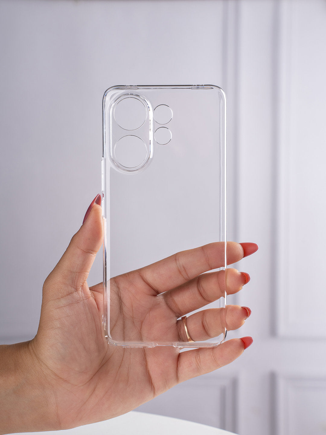 Anti Yellow Premium Crystal Clear Transparent Case Vivo V60E