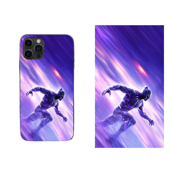 Dynamic Purple Rush Phone back skin 9