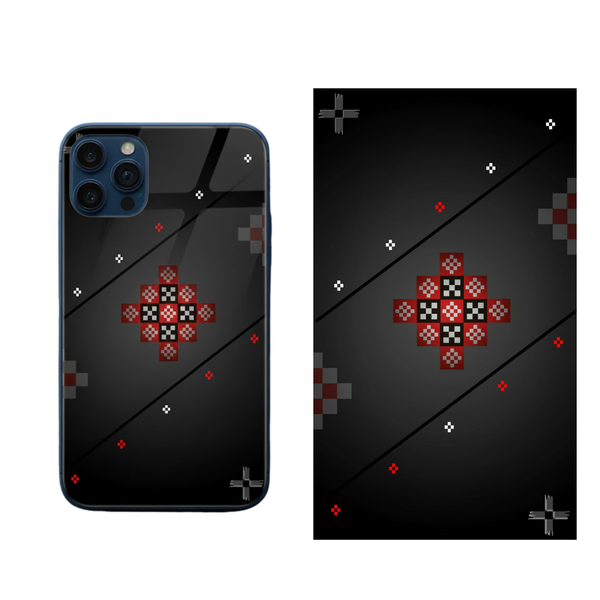 Sambalpuri Ikat Pixel Art Back Skin 14