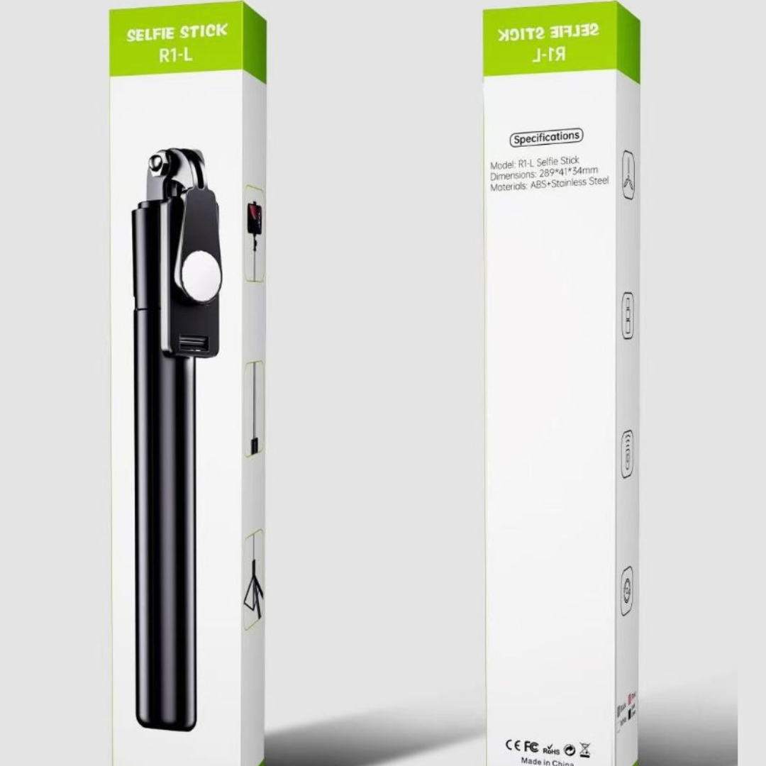 R1-L Retractable Selfie Stick & Tripod Combo