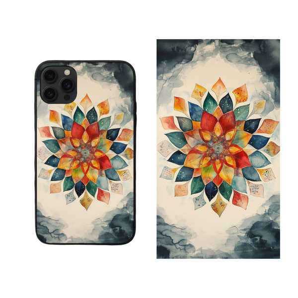 Chakra Bloom Phone Back Skin Cover 47