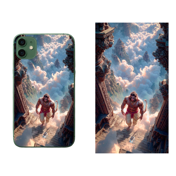 Heroic Figure in the Clouds Design Phone Back Skin Cover 56