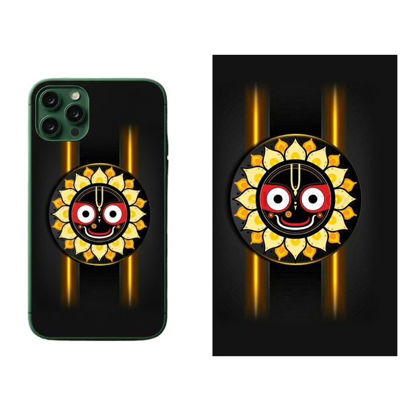 Divine Glow of Jagannath Pop Design Back Skin Cover 57