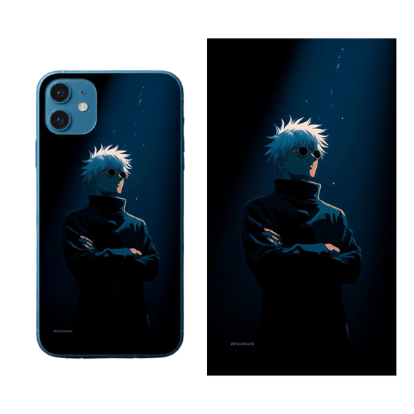 Cool Confidence Gojo Design Back Skin Cover 68