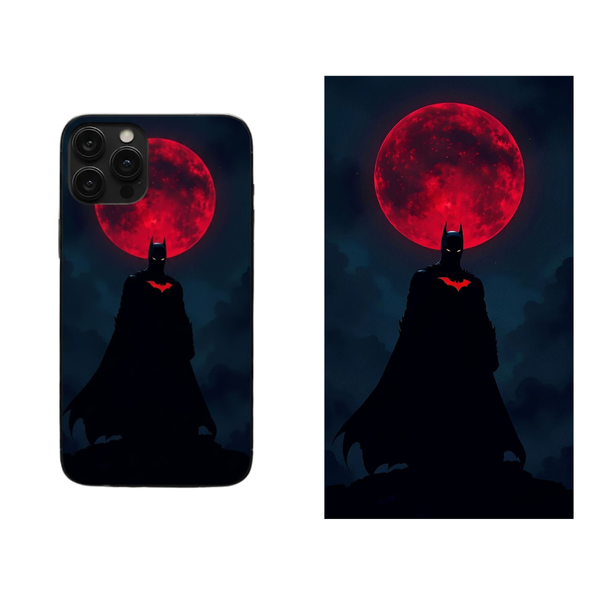 Batman Red Moon Vigilante Phone Back Skin Cover 80