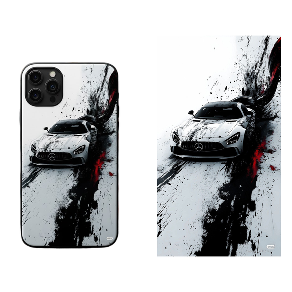Dynamic Paint Splash Sports Car Back Skin Cover 83