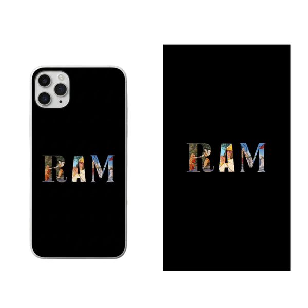 Divine RAM Text Art Back Skin Cover 33