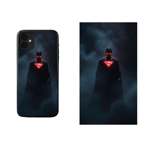Dark Reign Superman Red Glow Back Skin Cover 37