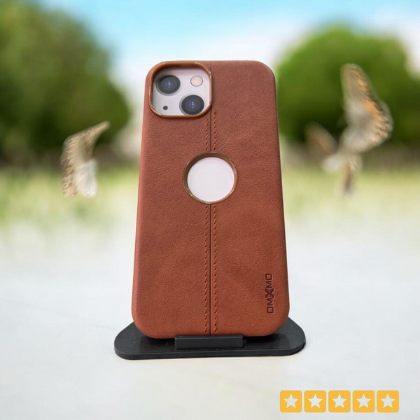 iPHONE 15 Leather Back Cover