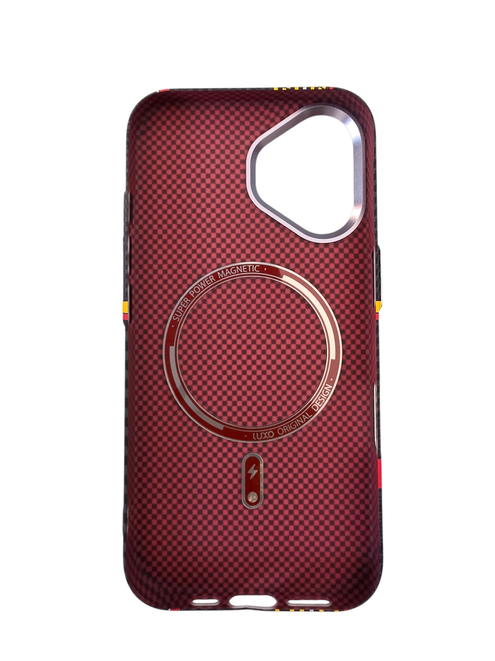 iPhone 16 Slim Carbon Fiber Case with MagSafe Compatibility