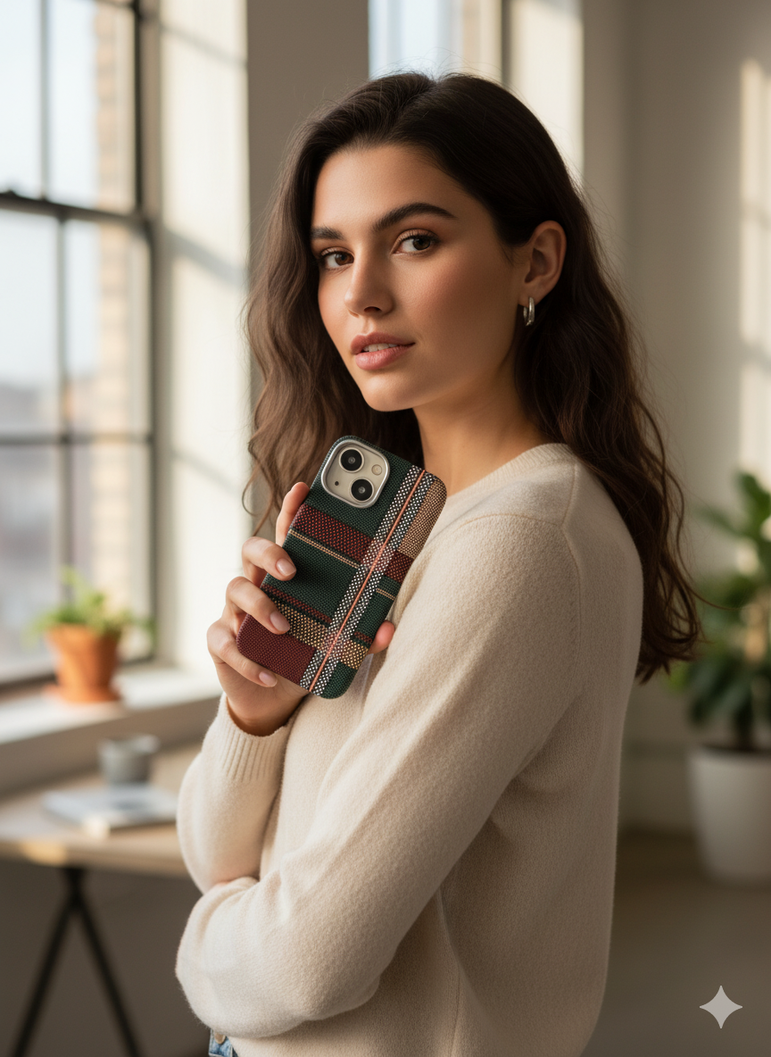 iPHONE 15 Carbon Fiber Luxo Case