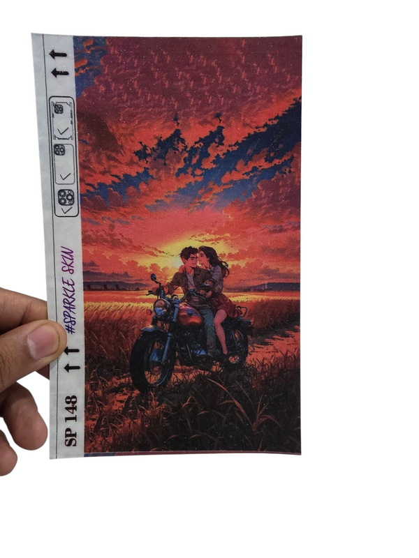 MOBILE BACK SKIN SPARKEL FINISHING