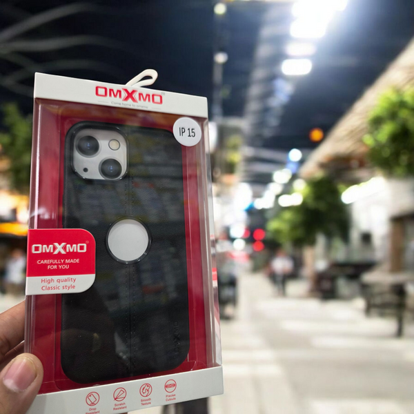 Iphone 15 Plus Leather Back Cover