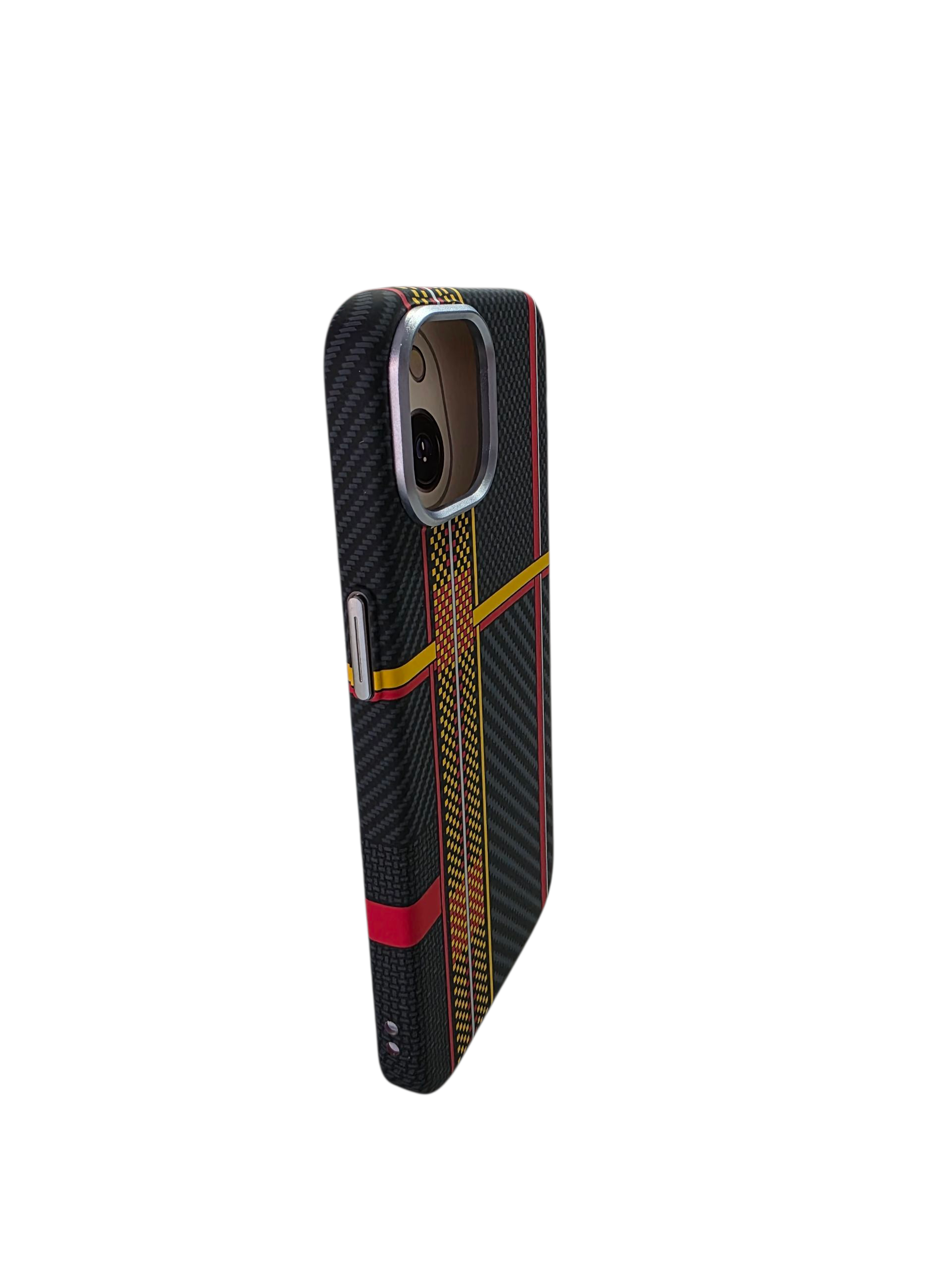 iPhone 15 PLUS Slim Carbon Fiber Case with MagSafe Compatibility