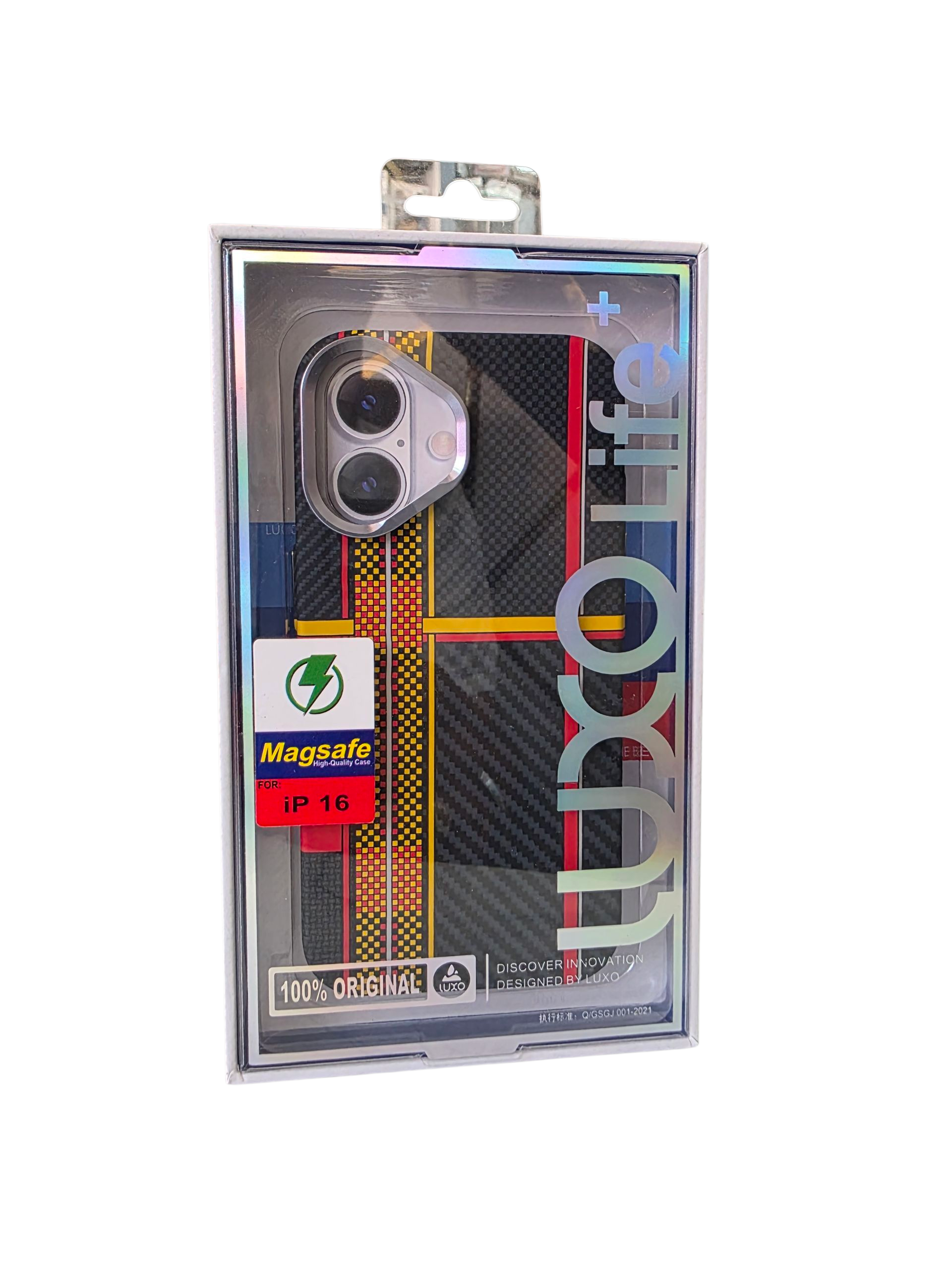 iPhone 16 Slim Carbon Fiber Case with MagSafe Compatibility