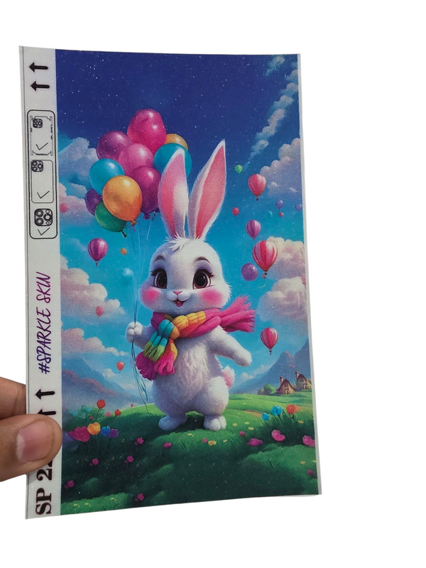 MOBILE BACK SKIN SPARKEL FINISHING