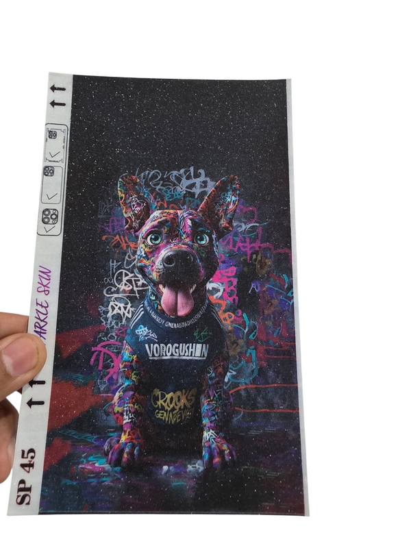 MOBILE BACK SKIN SPARKEL FINISHING