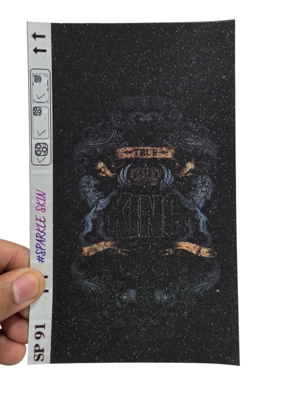 MOBILE BACK SKIN SPARKEL FINISHING